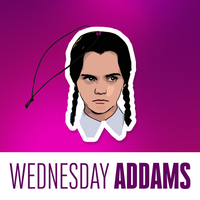 Wednesday Addams air freshener